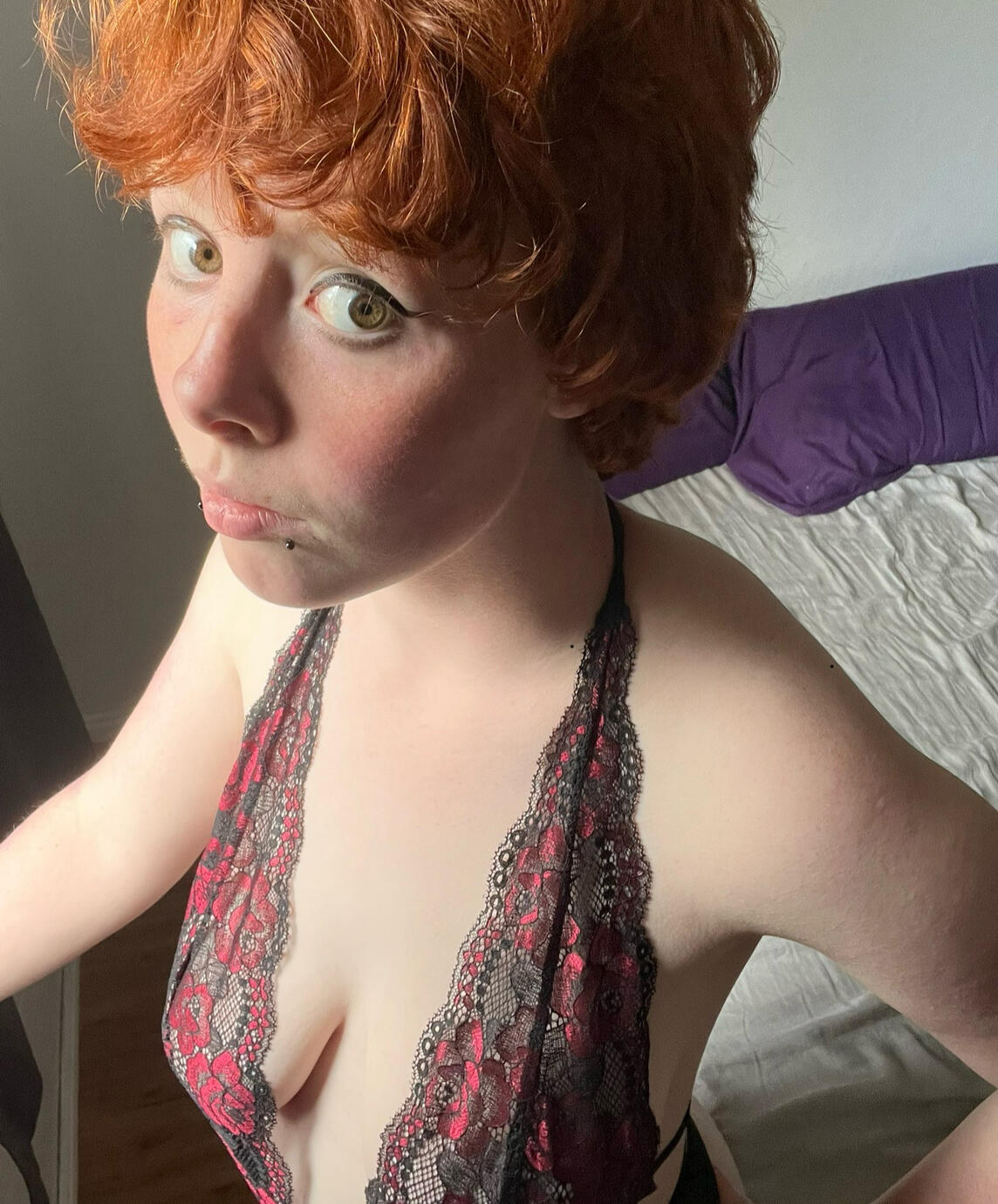 Red &amp; Black Lace
